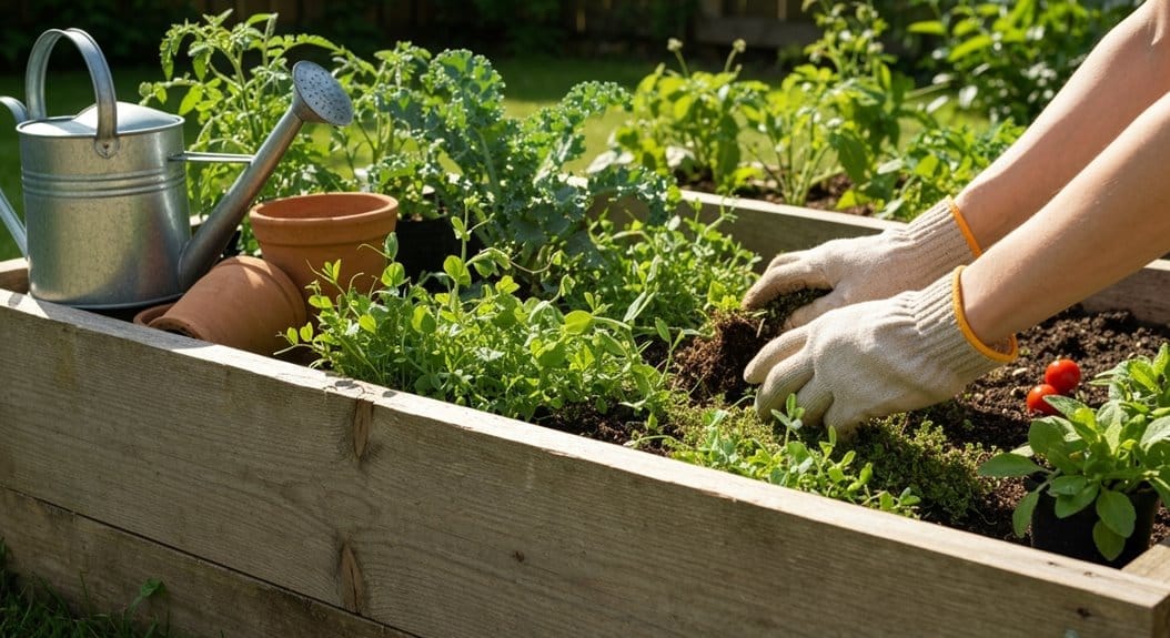 clover as living mulch