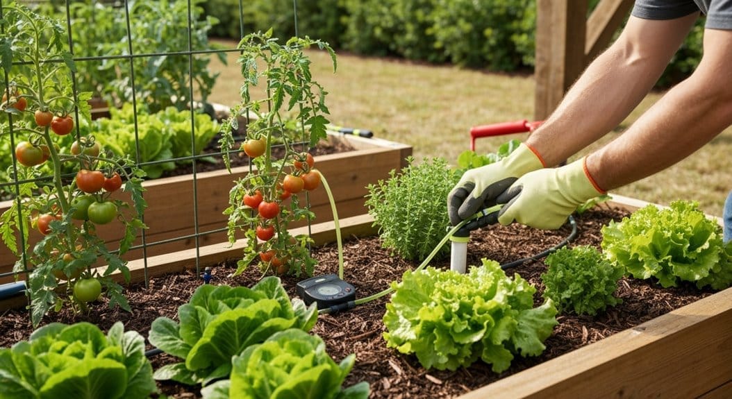inspect flush adjust irrigation