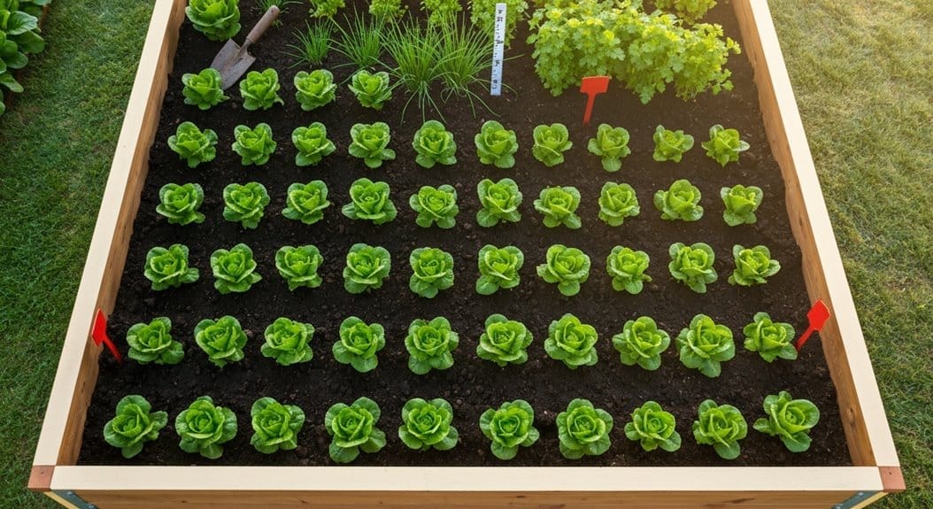 ten inch spacing four per