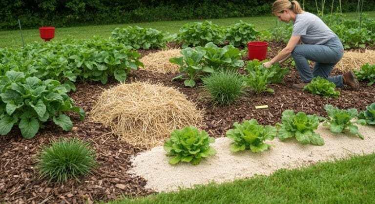 top vegetable garden mulches