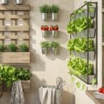 vertical gardening maximizes tiny spaces
